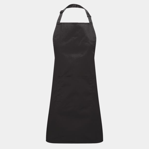 Recycled Bib Apron with Pocket Thumbnail