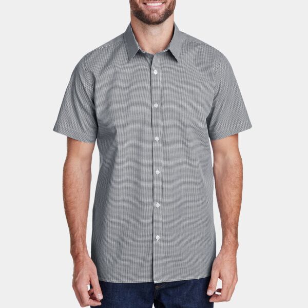 Microcheck Gingham Cotton Shirt Thumbnail