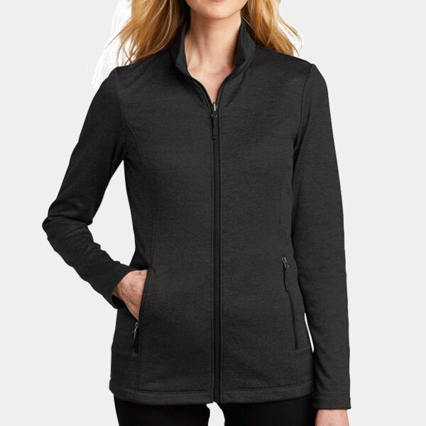 Women's Collective Striated Fleece Jacket Thumbnail