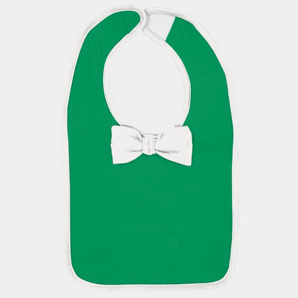 Infant Baby Rib Bow Tie Bib Thumbnail
