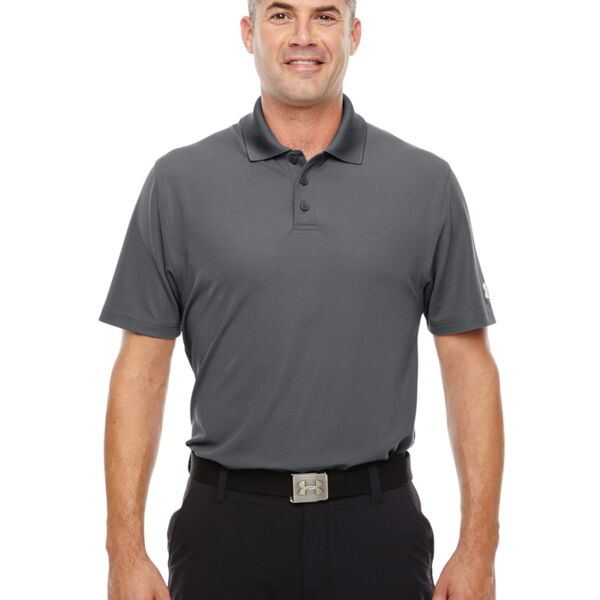 Graphite Under Armour Men's Corp Performance Polo Thumbnail