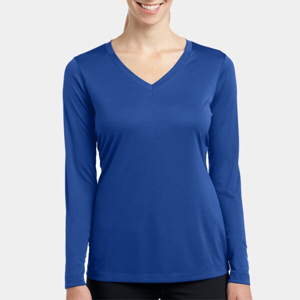 Copy of Ladies Long Sleeve PosiCharge ® Competitor™ V Neck Tee Thumbnail