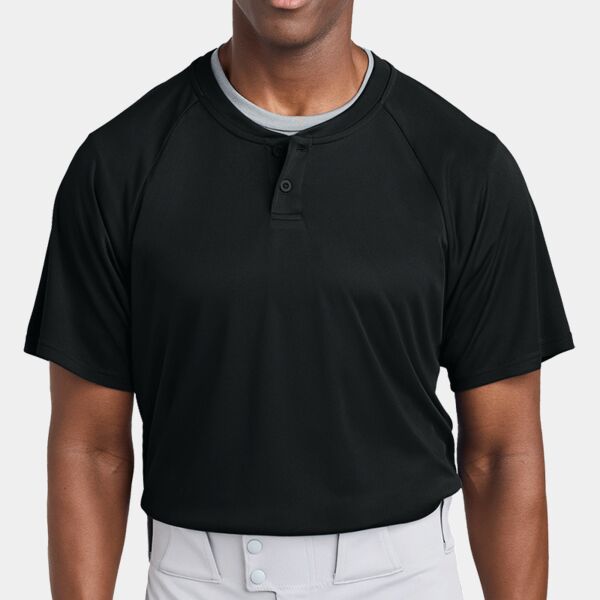 PosiCharge ® Competitor 2 Button Henley Thumbnail