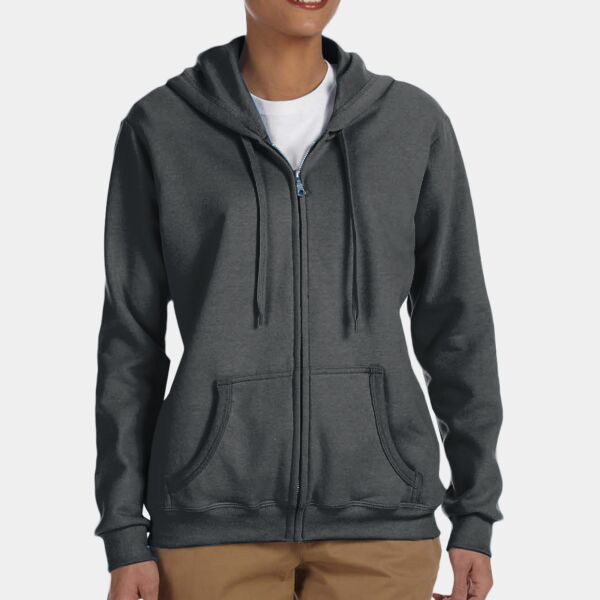 Ladies' Heavy Blend™ Ladies' 8 oz., 50/50 Full-Zip Hood Thumbnail