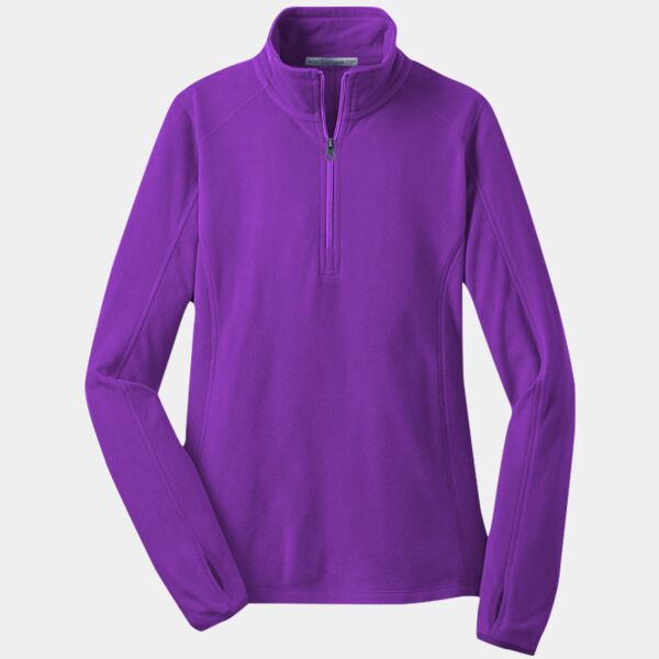 Ladies Microfleece 1/2 Zip Pullover Thumbnail