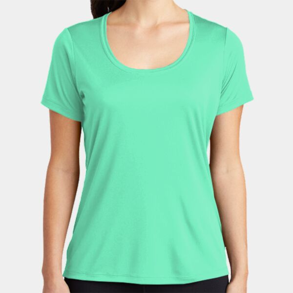 Ladies Posi UV ™ Pro Scoop Neck Tee Thumbnail